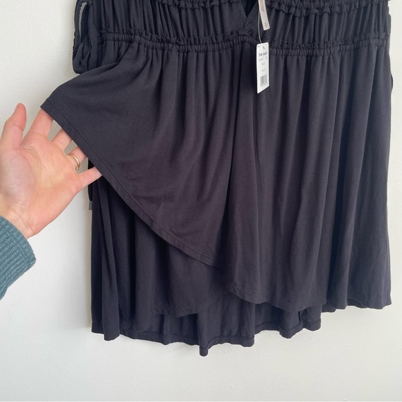 NWT NEW Free People Aries Deep Plunge V Neck Tank Top Tiered grunge vamp witchy - Picture 7 of 13